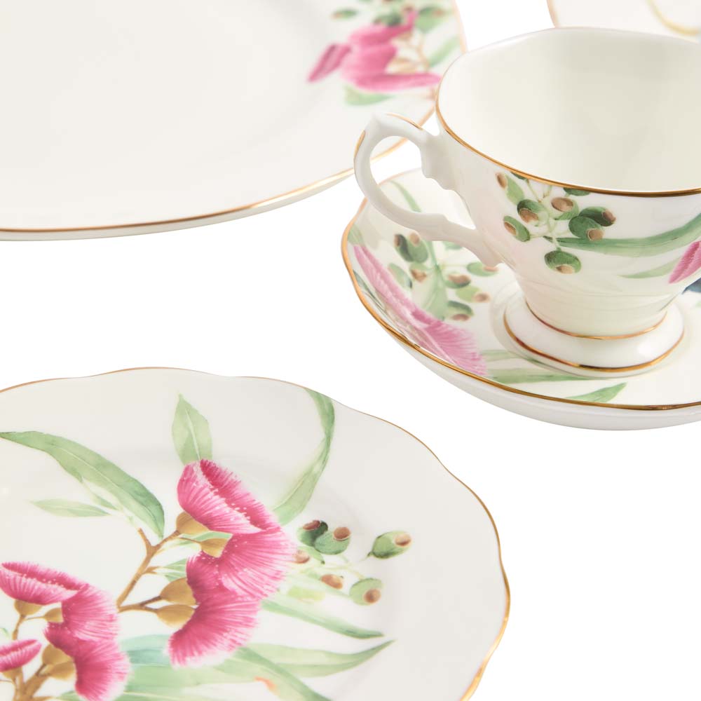 Miranda Kerr for Royal Albert Australiana 5 Piece Dinnerware Set White