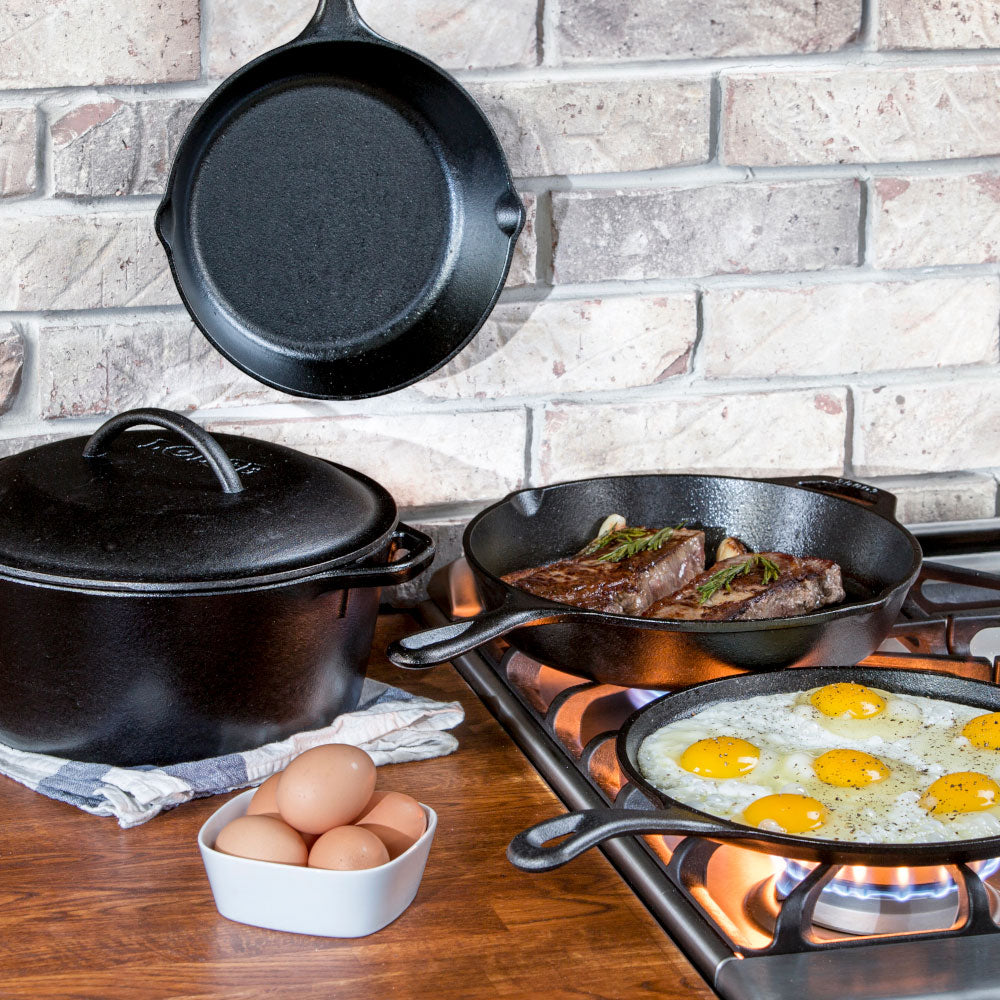 Lodge Cast Iron 5 Piece Cookware Set
