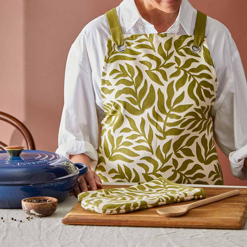 Ambrosia Apron Palm Leaf