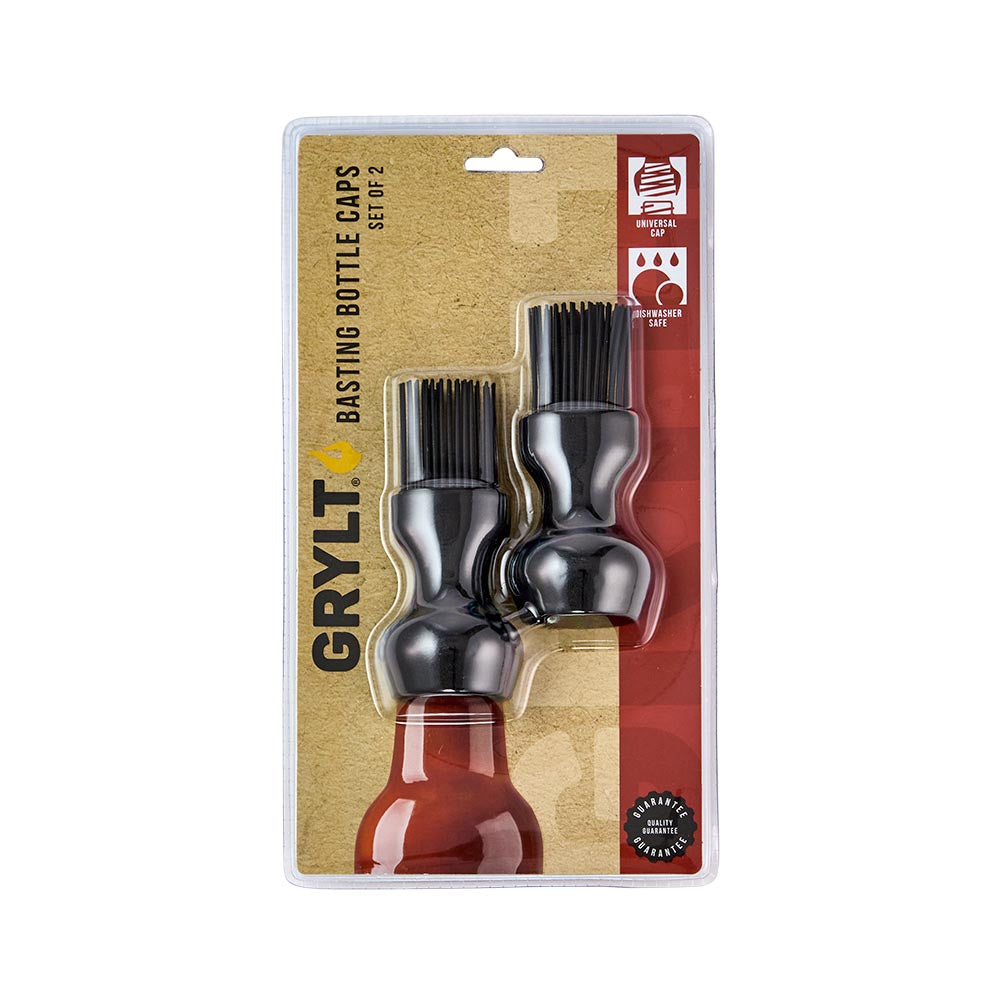 GRYLT Set of 2 Basting Bottle Caps - House