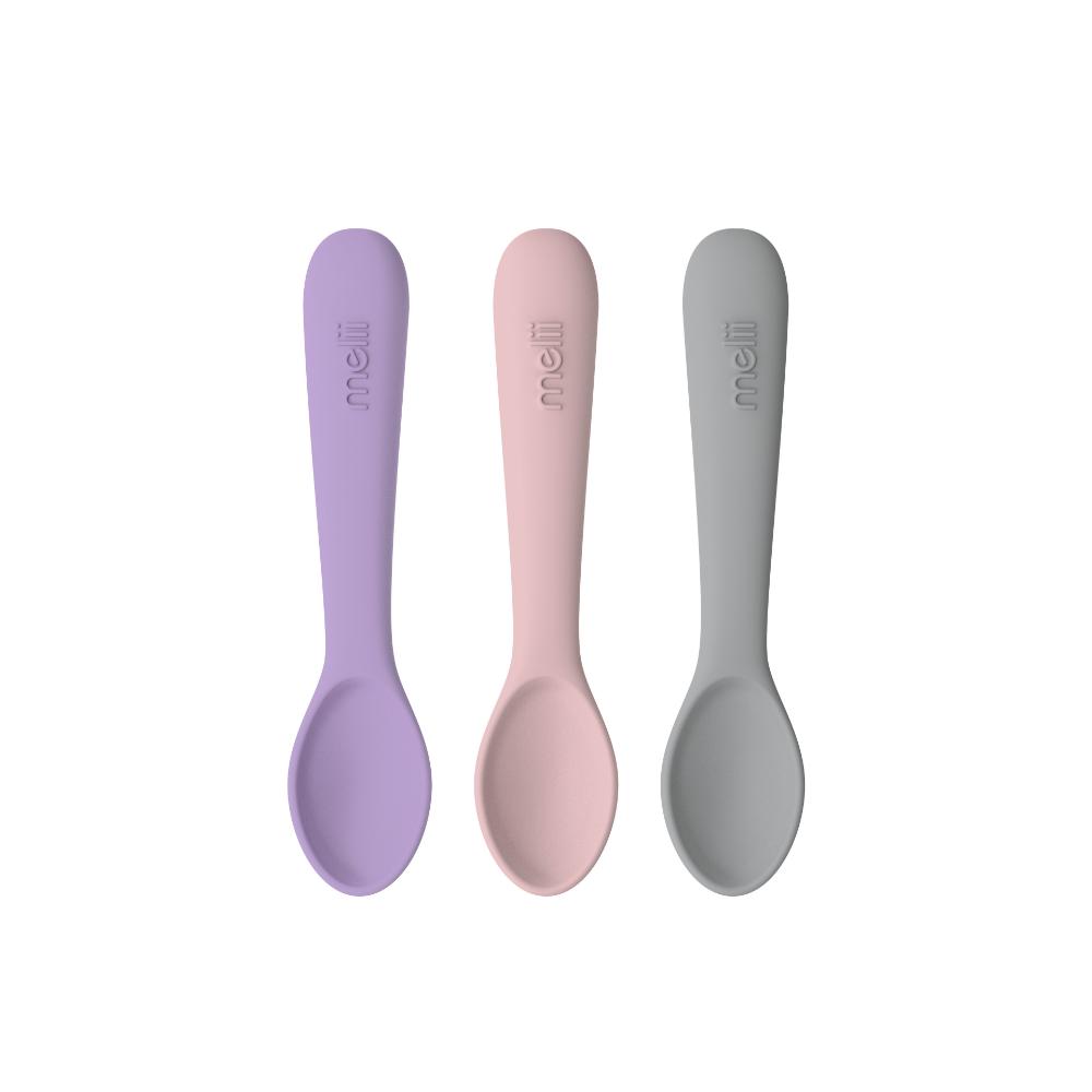 Melii Set of 3 Silicone Spoons - Surprise Style Selection