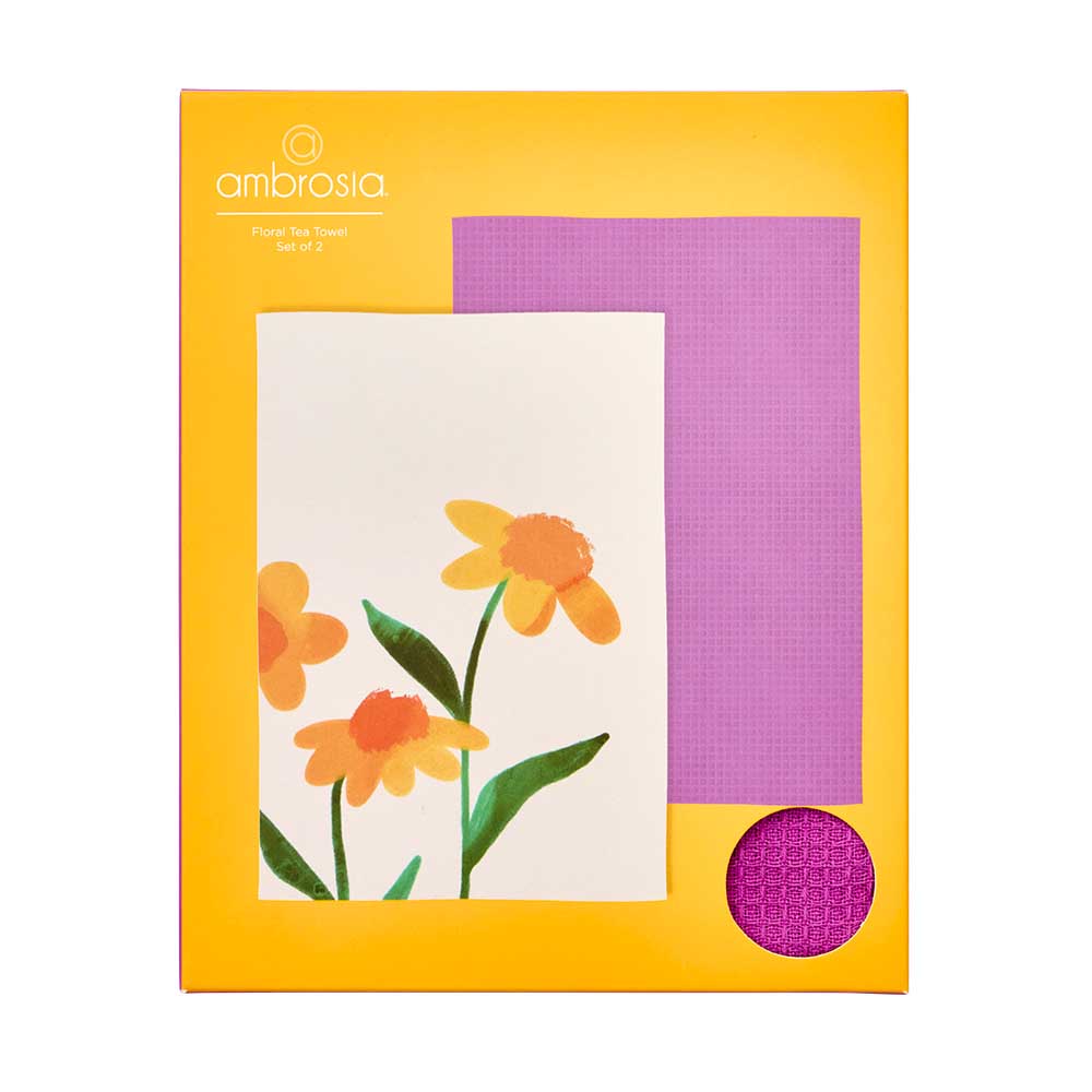 Ambrosia Set of 2 Novelty Tea Towels