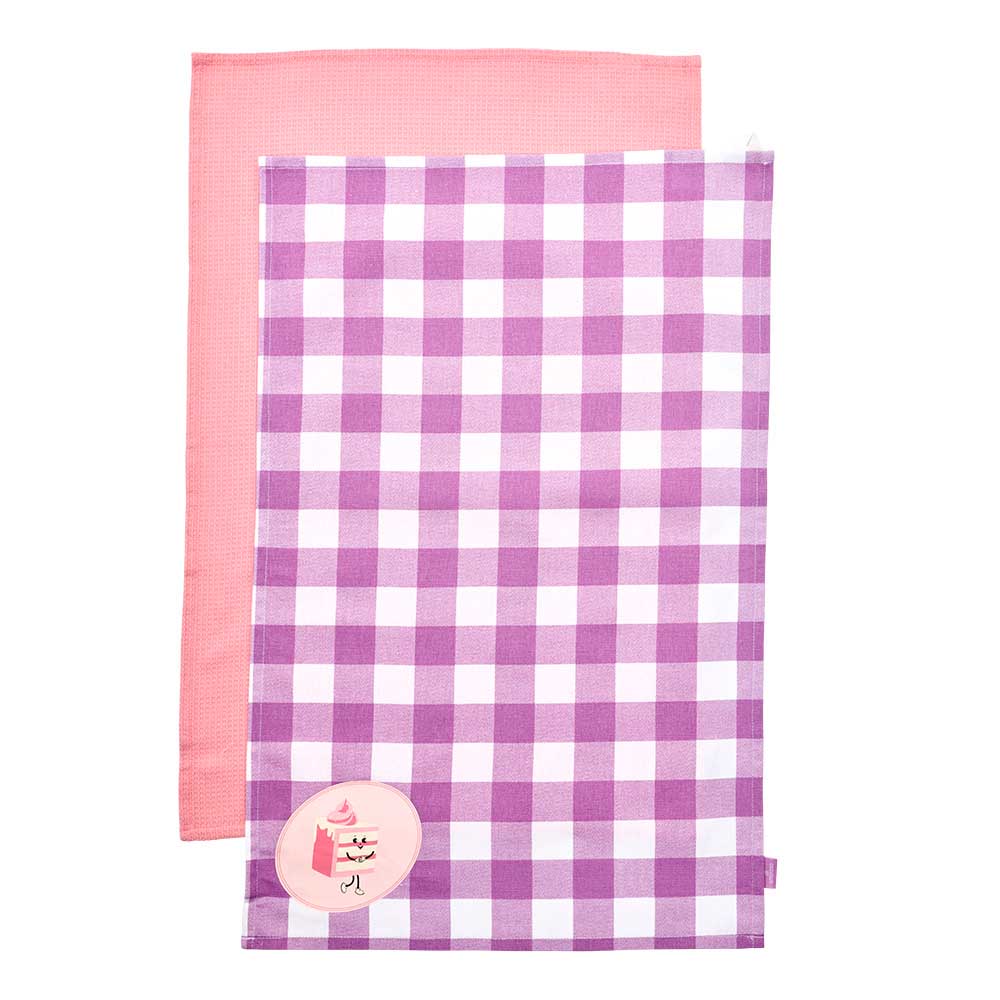 Ambrosia Set of 2 Novelty Tea Towels