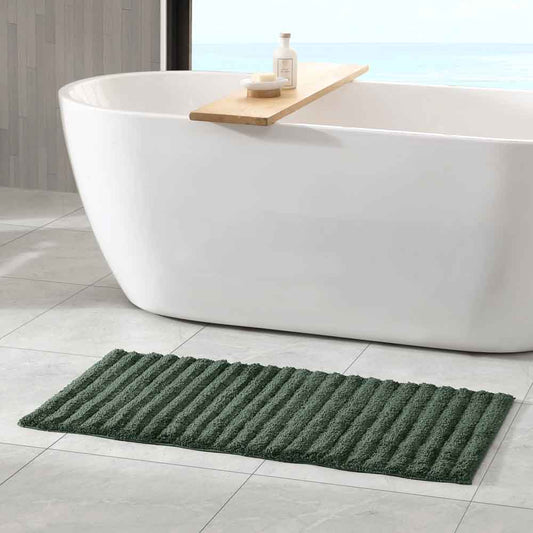 Algodon Lawson Plush Bath Mat Collection