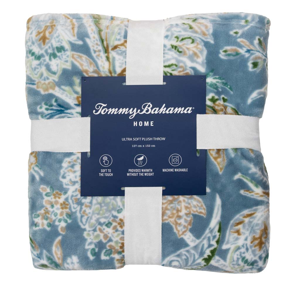 Tommy Bahama Tiki Bay Throw Blue at House