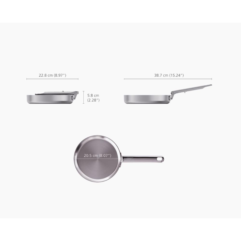 Joseph Joseph Space Steel Stainless Steel Frypan 20cm