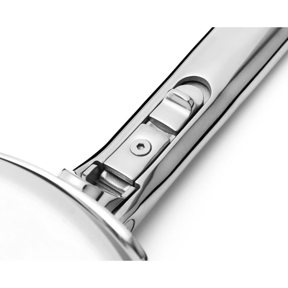 Joseph Joseph Space Steel Non Stick Stainless Steel Frypan 28cm