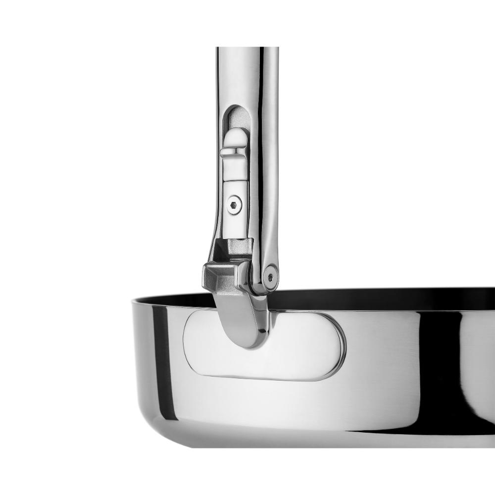 Joseph Joseph Space Steel Non Stick Stainless Steel Frypan 28cm