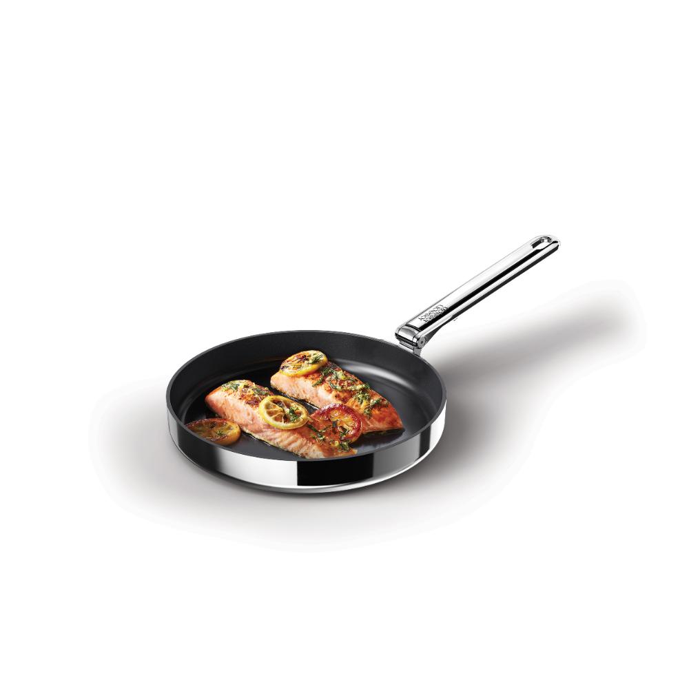 Joseph Joseph Space Steel Non Stick Stainless Steel Frypan 24cm