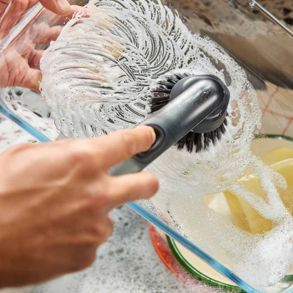 Joseph Joseph Sinktech Soap-Dispensing Dish Brush With Replacement Head at House