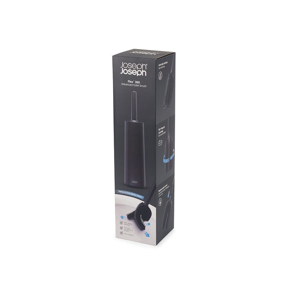 Joseph Joseph Flex 360 Advanced Toilet Brush Matt Black