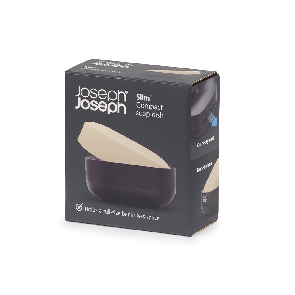 Joseph Joseph Slim Compact Soap Dish Matt Black