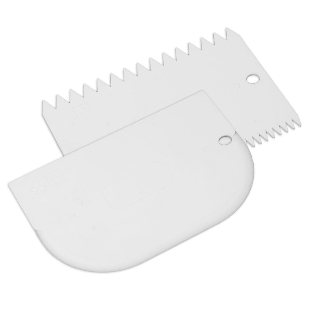 Mondo Icing Comb & Bowl Scraper 2 Piece