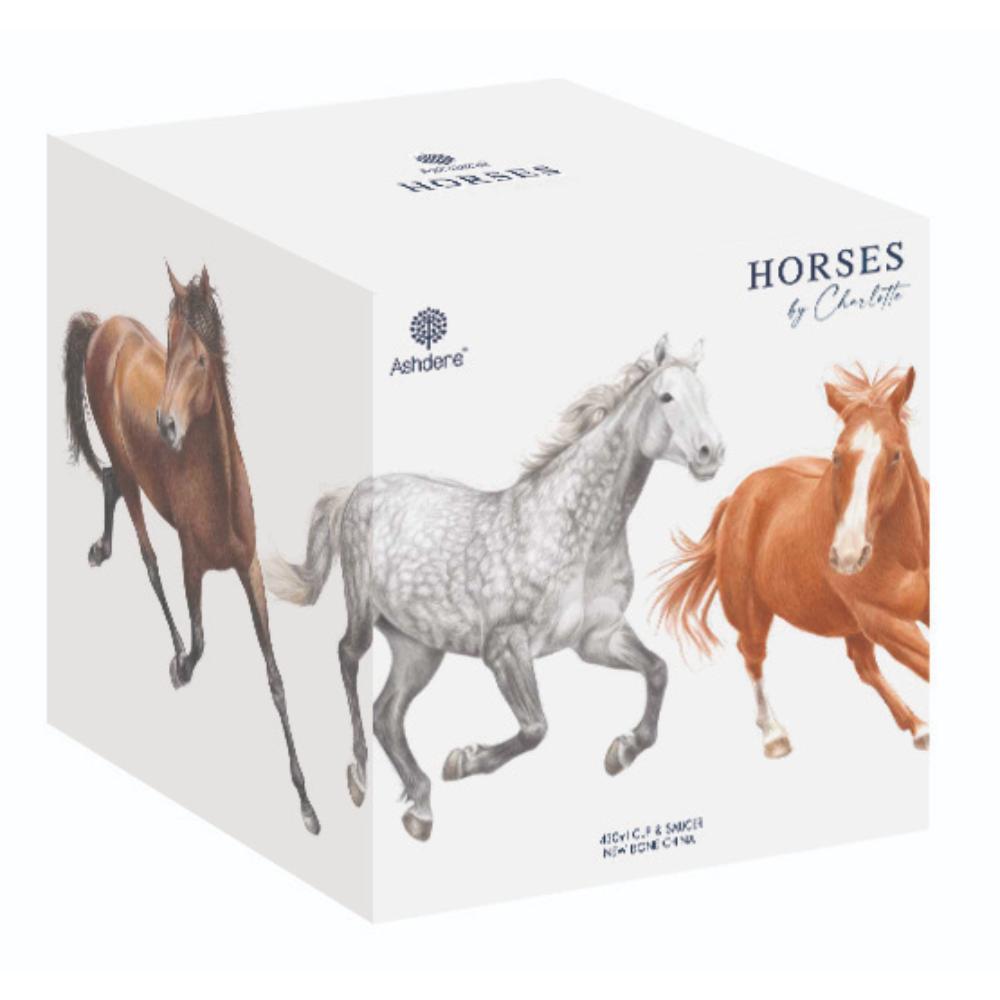 Ashdene Horses By Charlotte Cup & Saucer