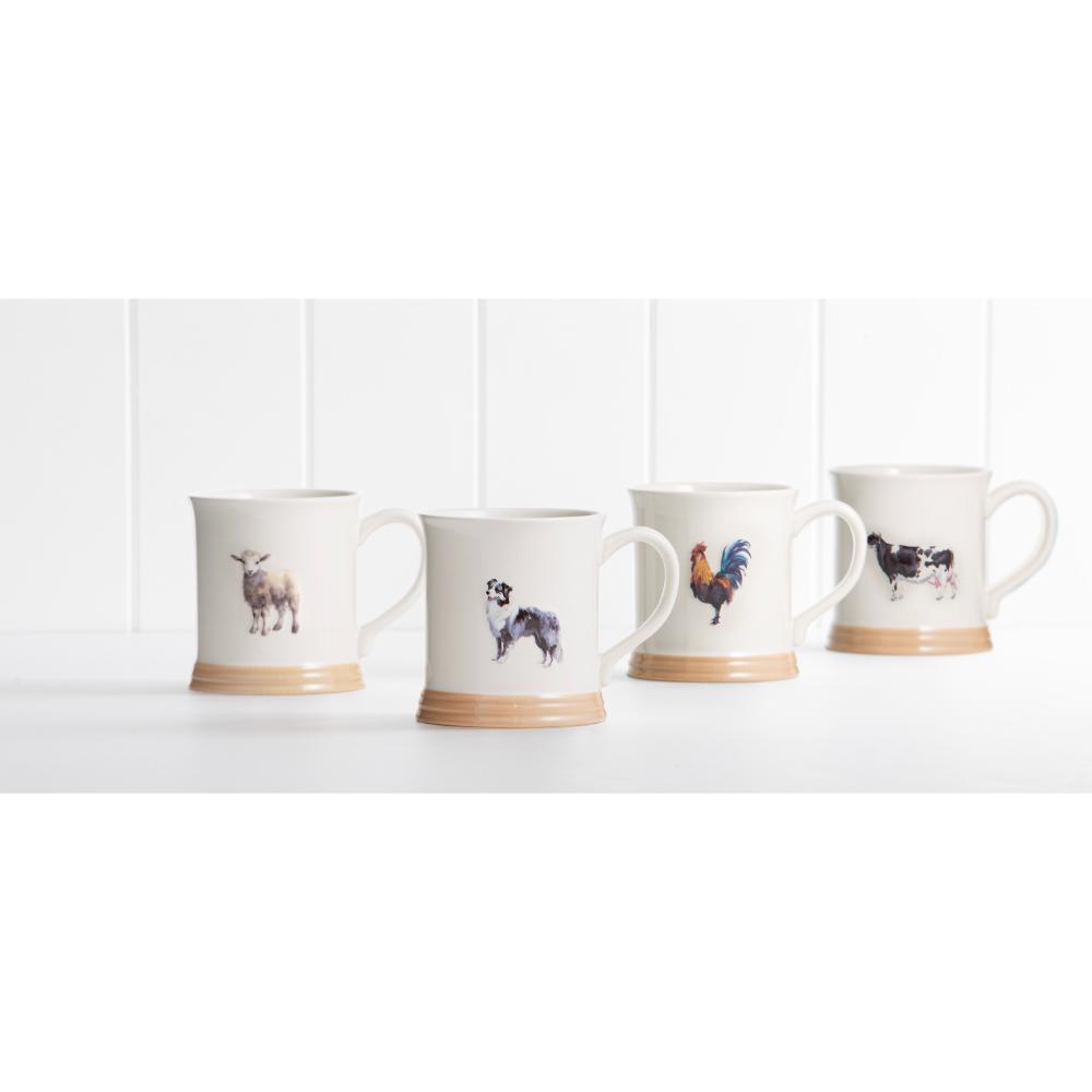 Ashdene Farm Friends Set of 4 Mugs Assorted