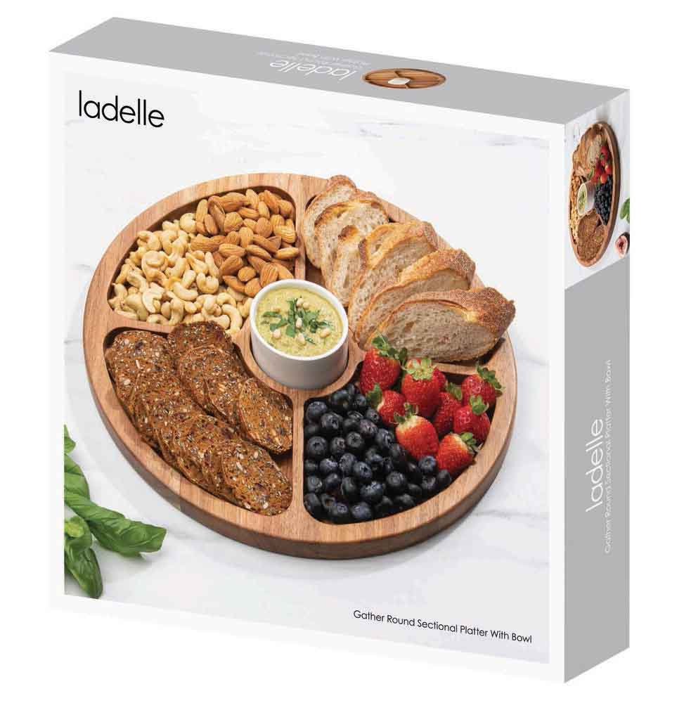 Ladelle Gather Round Sectional Platter with Bowl