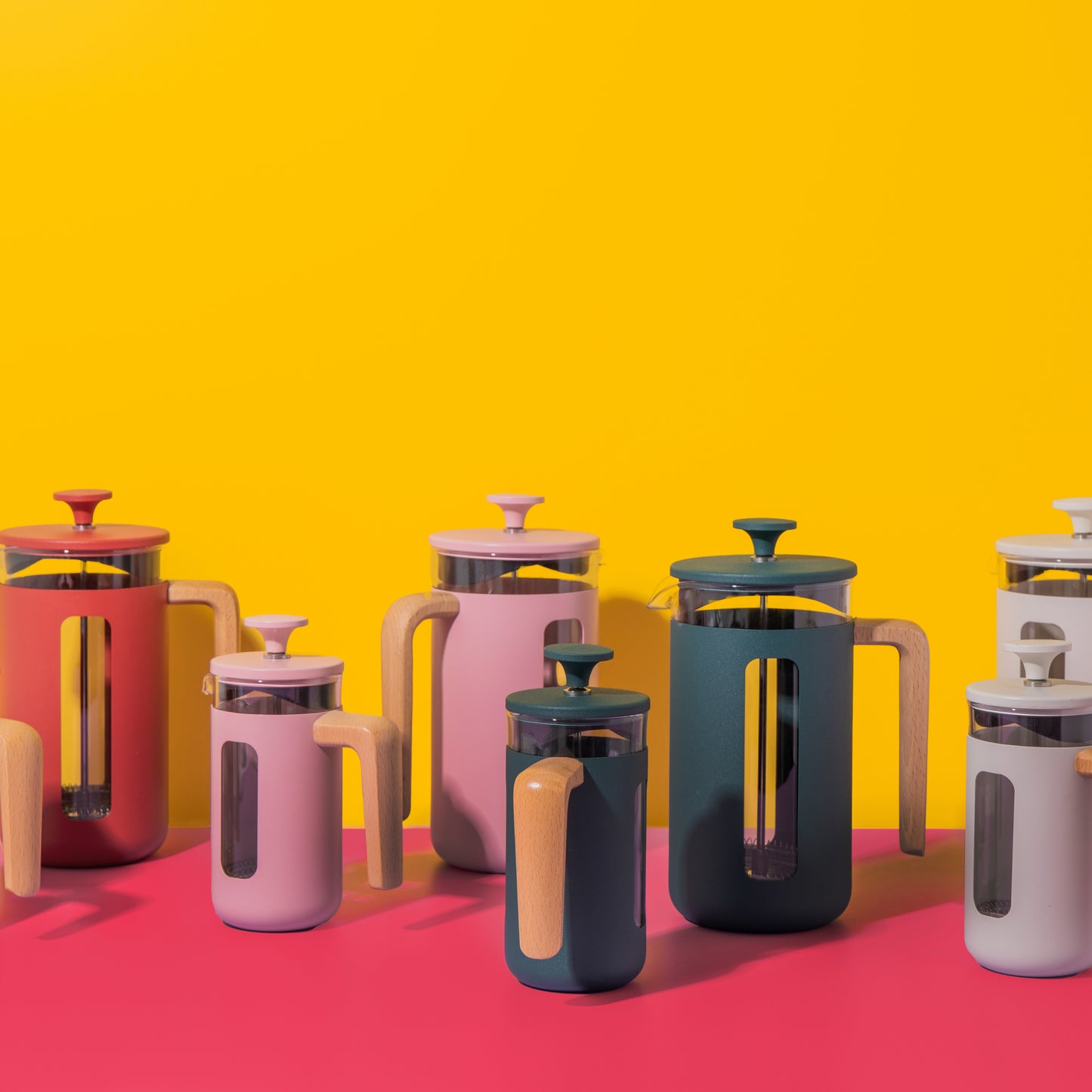 La Cafetière Pisa Eight Cup Stainless Steel Cafetière