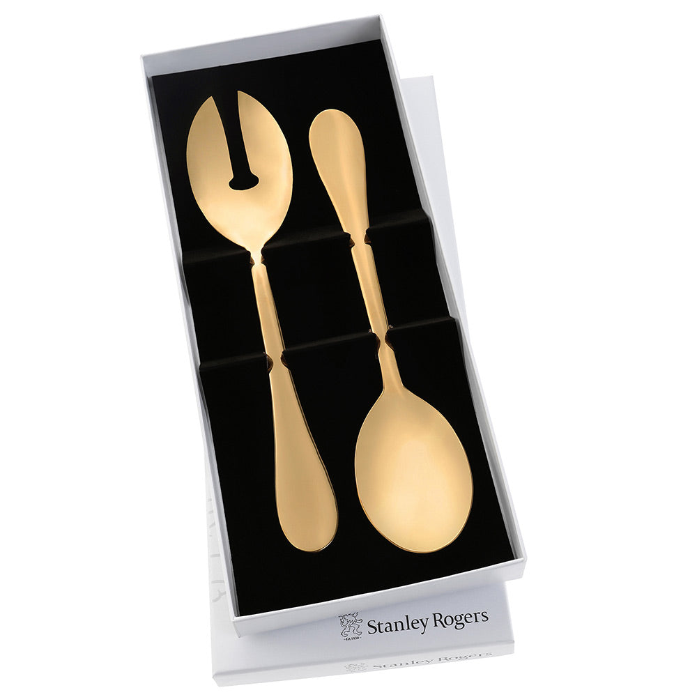 Stanley Rogers Albany Gold Salad Servers