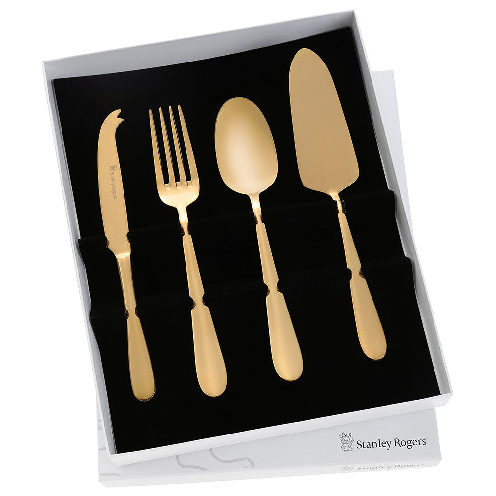 Stanley Rogers Albany Gold 4 Piece Hostess Set