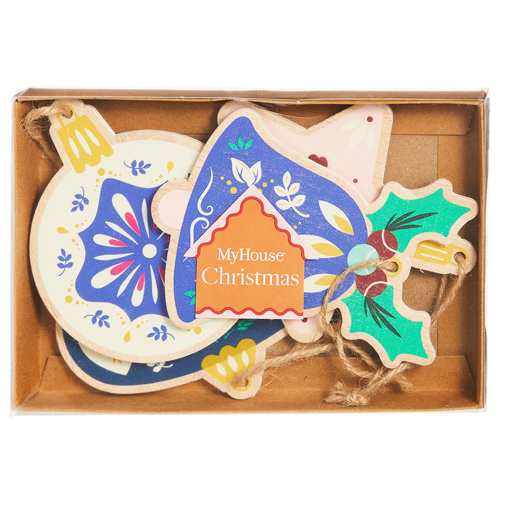 MyHouse Set of 4 Traditional Ornaments