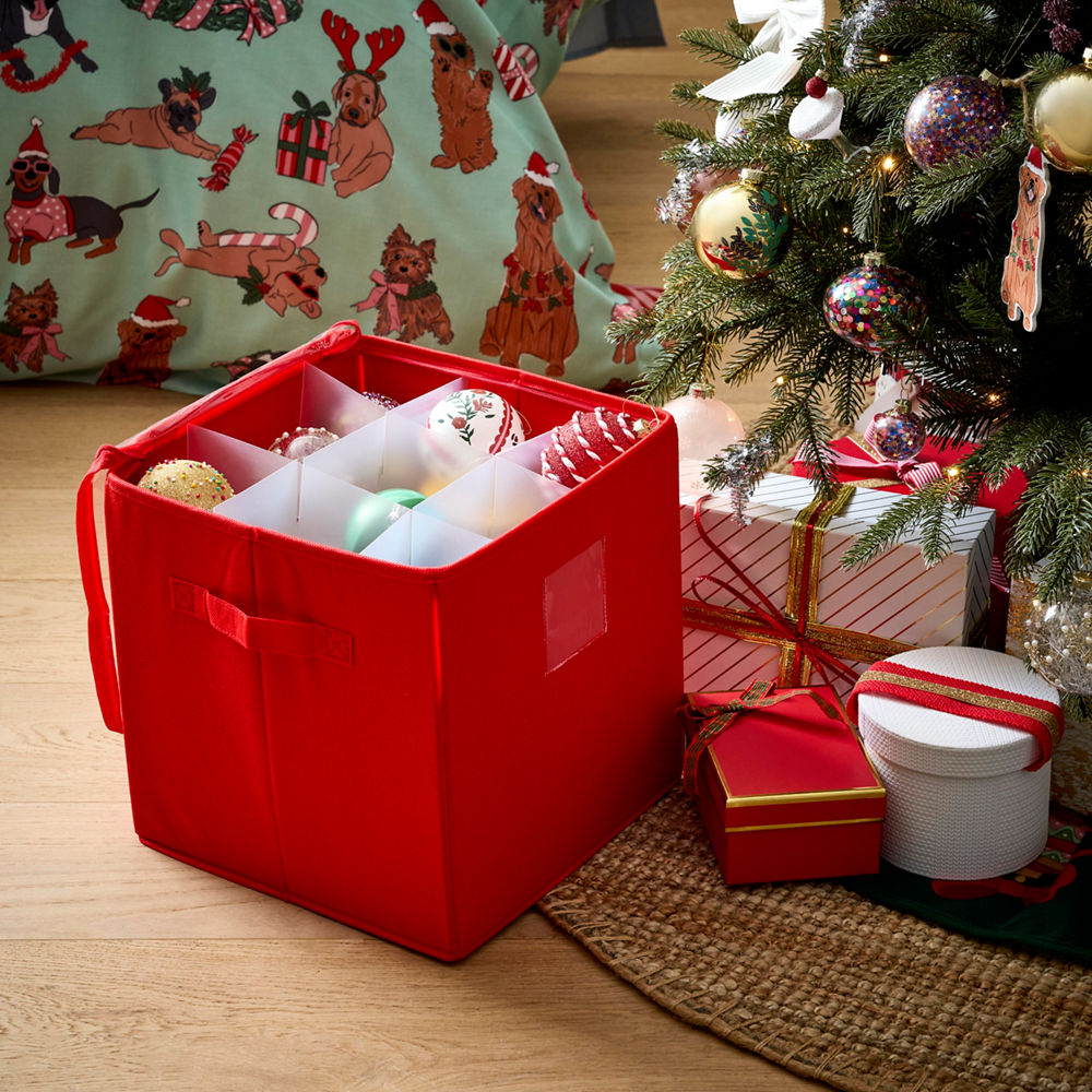 MyHouse Xmas Bauble Storage Box