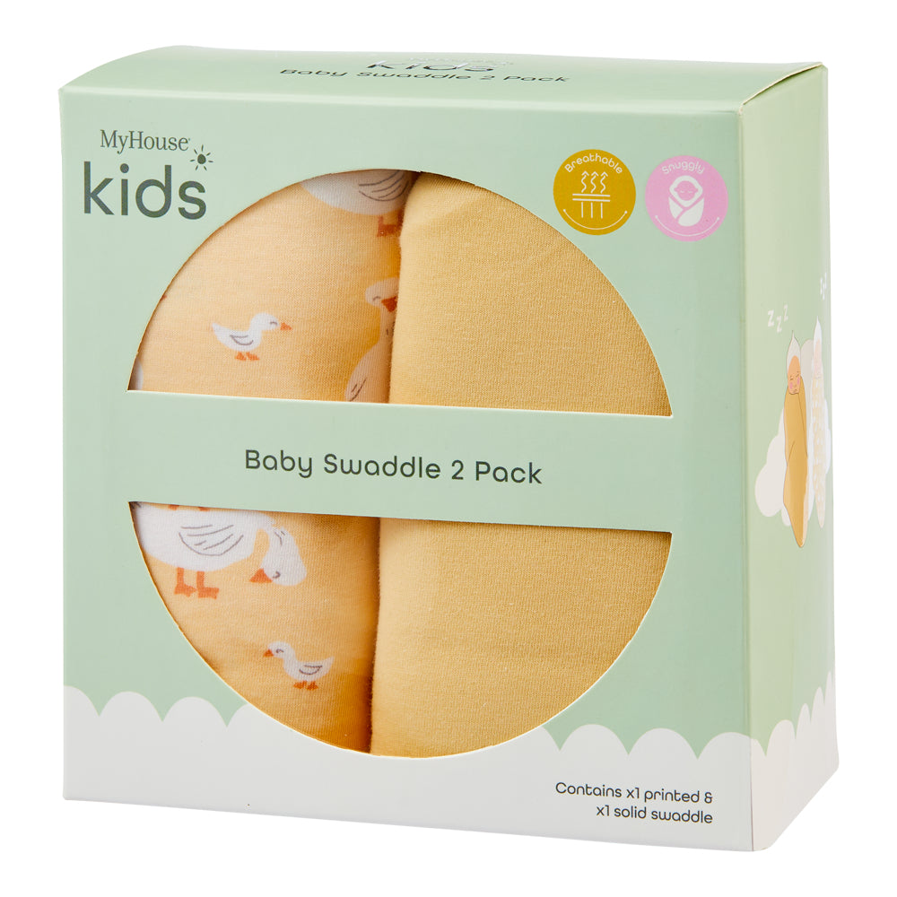 MyHouse Kids Baby Set of 2 Swaddle