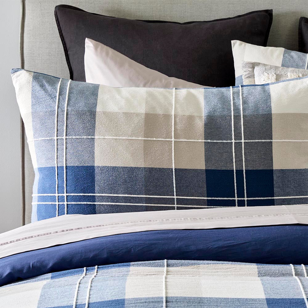 MyHouse Easton Check Quilt Cover Set