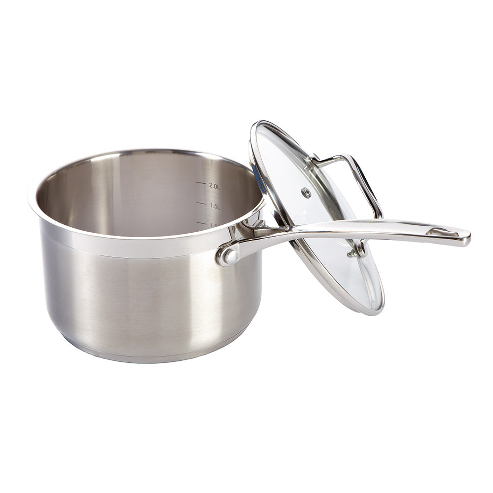 Baccarat iconiX Stainless Steel Saucepan with Lid 18cm at House