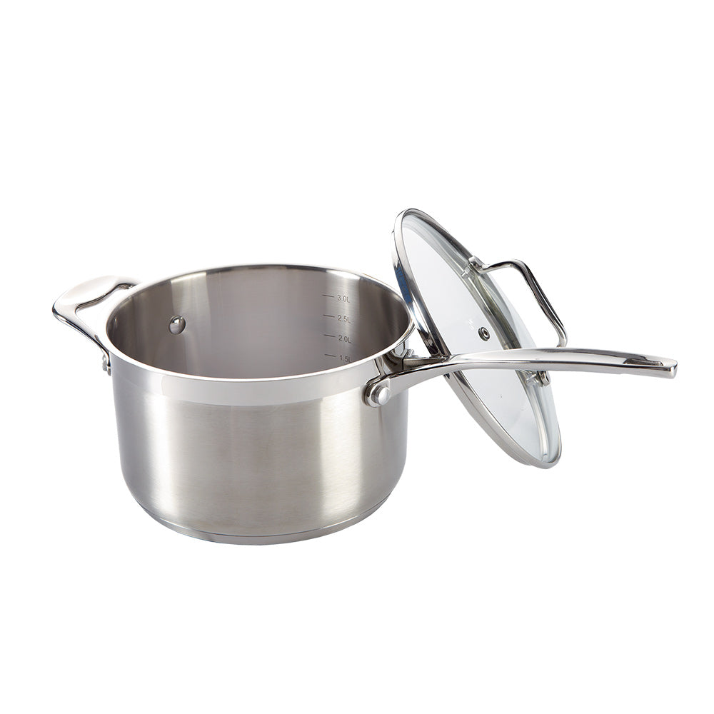 Baccarat iconiX Stainless Steel Saucepan with Lid 20cm at House