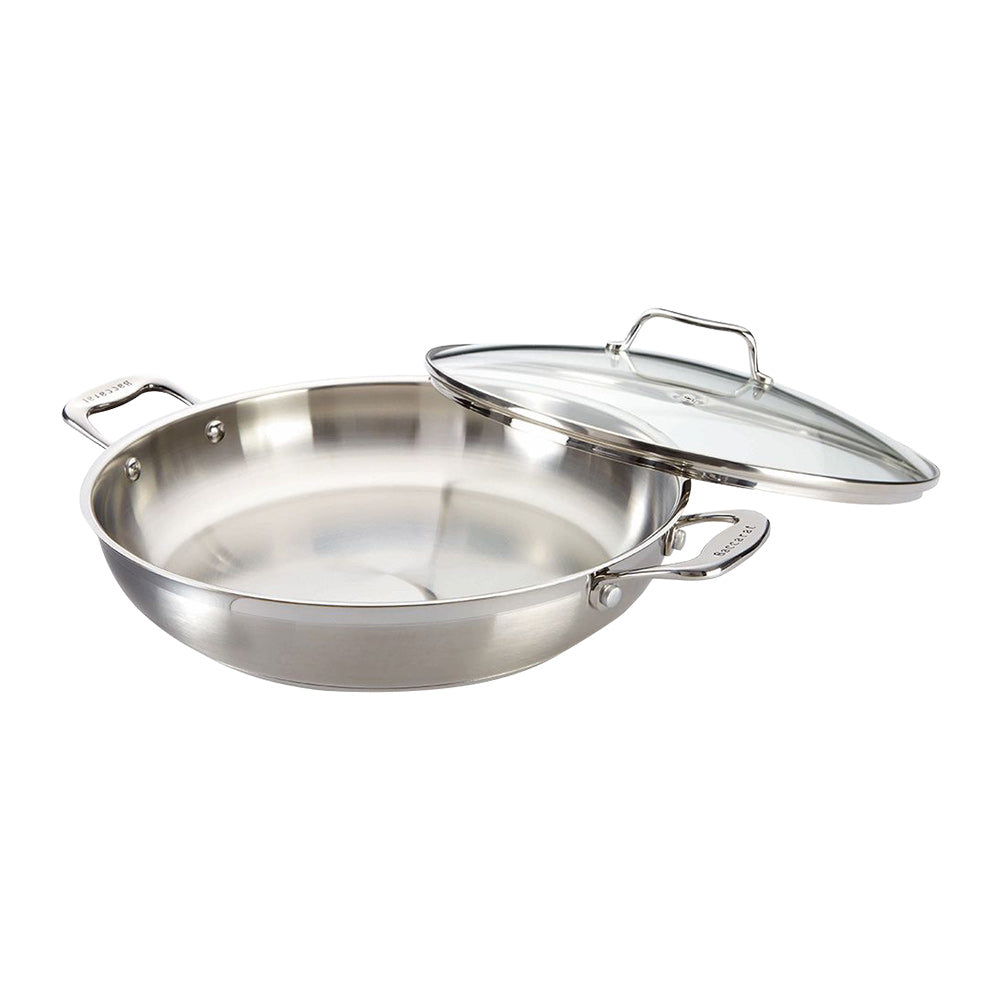Baccarat iconiX Stainless Steel Chef Pan with Lid 32cm at House