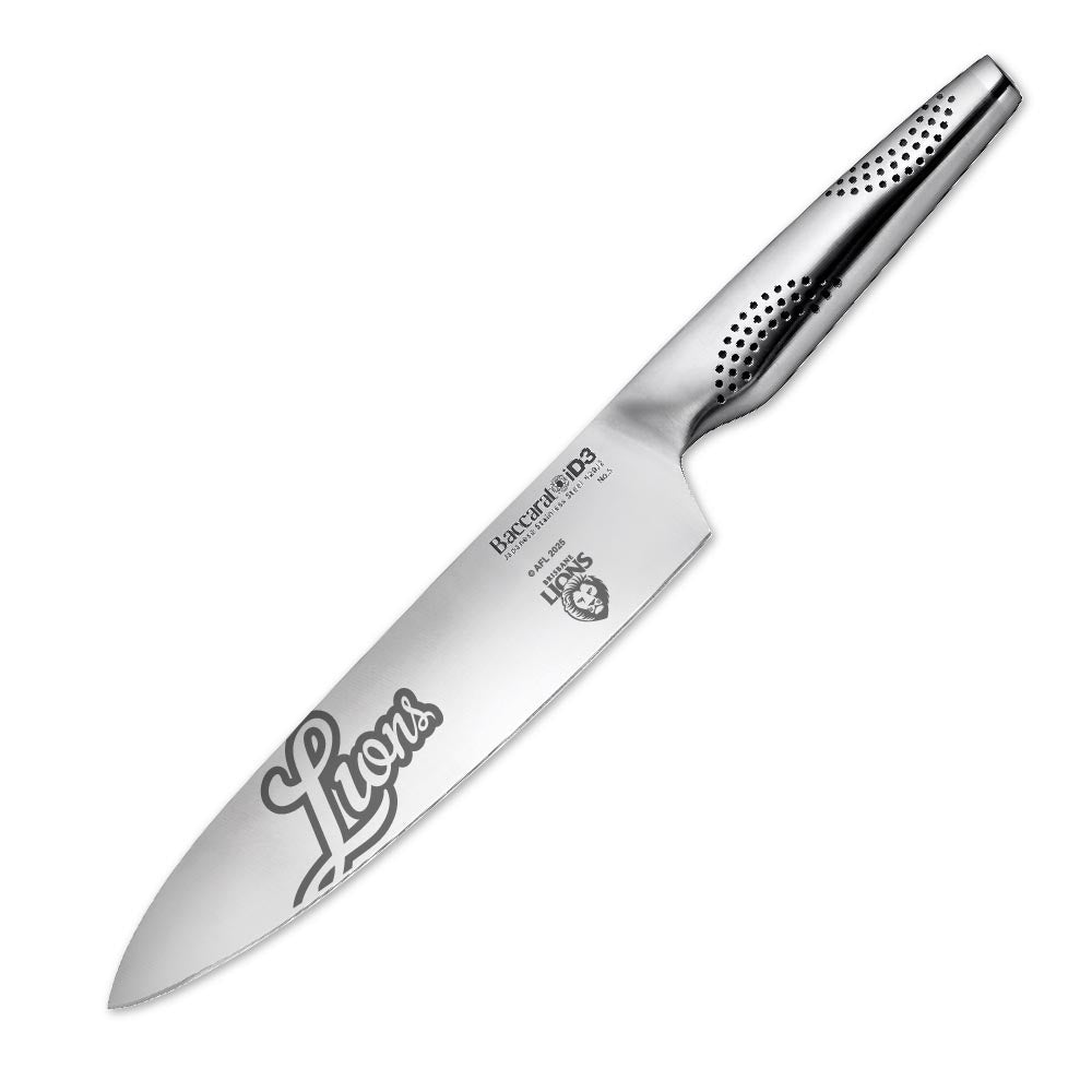 Baccarat iD3 Chefs Knife 20cm AFL Brisbane Lions at House