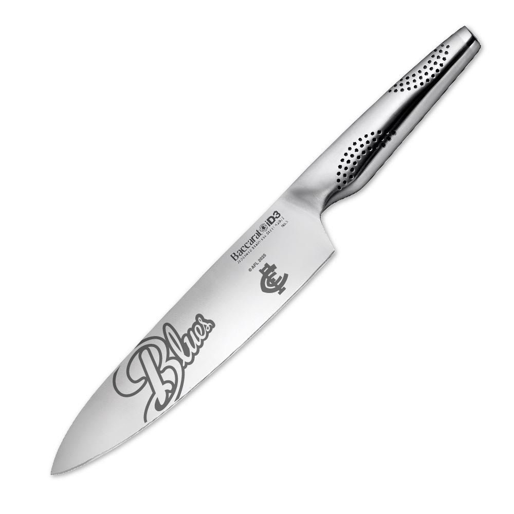 Baccarat iD3 Chefs Knife 20cm AFL Carlton Blues at House