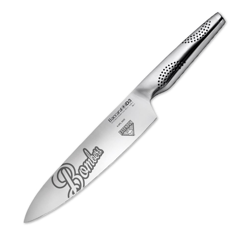 Baccarat iD3 Chefs Knife 20cm AFL Essendon Bombers at House