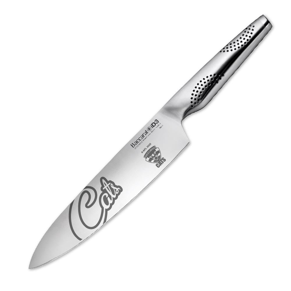 Baccarat iD3 Chefs Knife 20cm AFL Geelong Cats at House