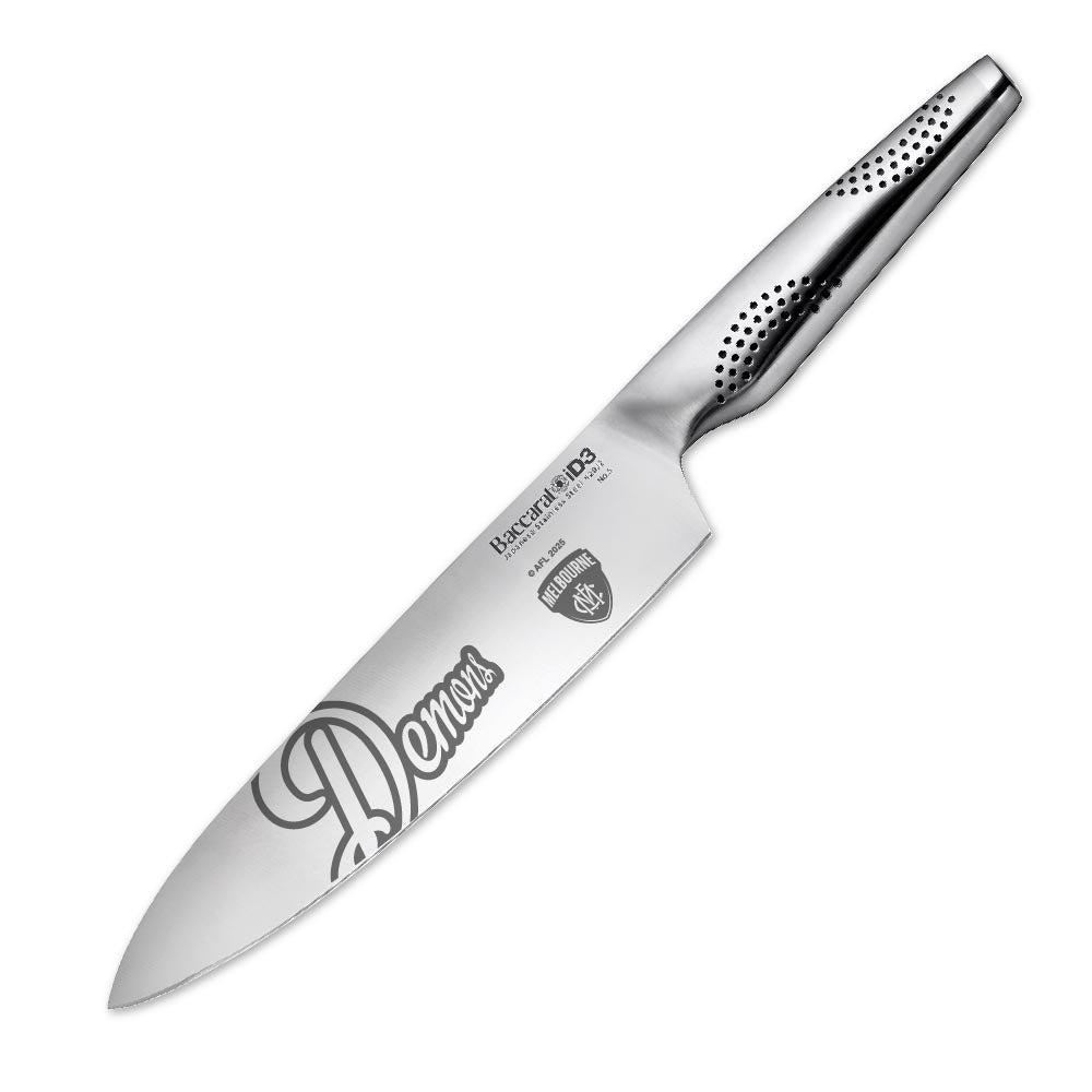 Baccarat iD3 Chefs Knife 20cm AFL Melbourne Demons at House
