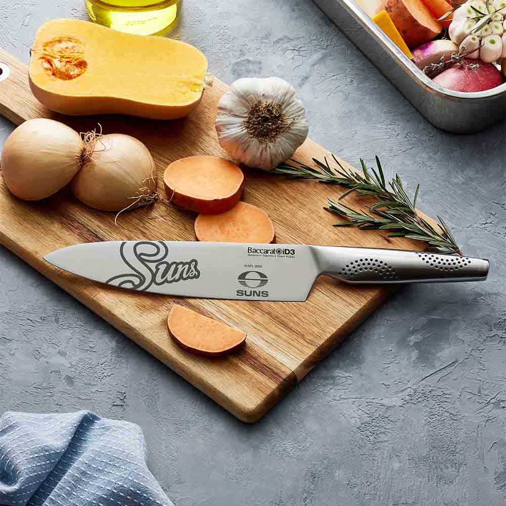 Baccarat iD3 Chefs Knife 20cm AFL Gold Coast Suns at House