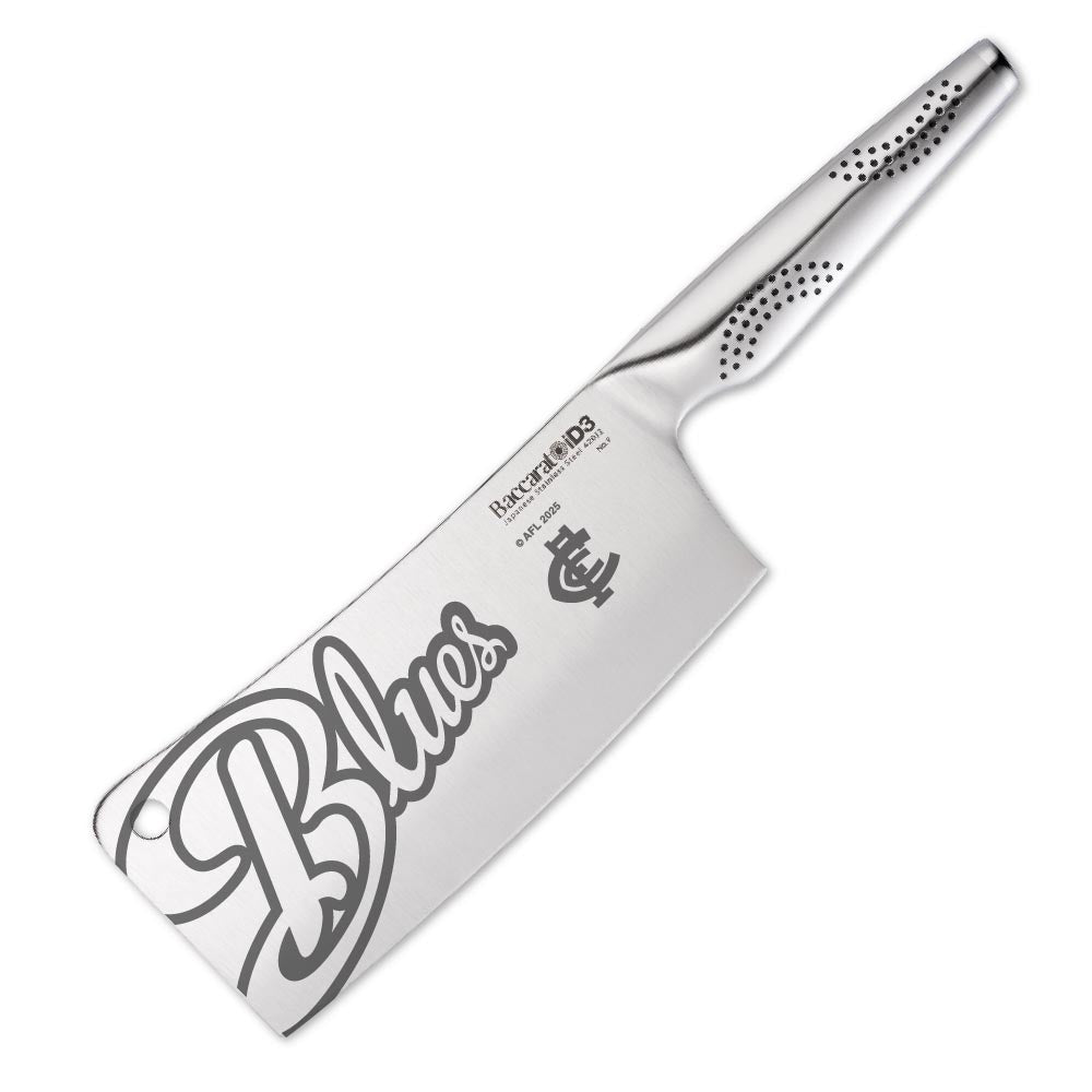 Baccarat iD3 Cleaver 17.5cm AFL Carlton Blues at House