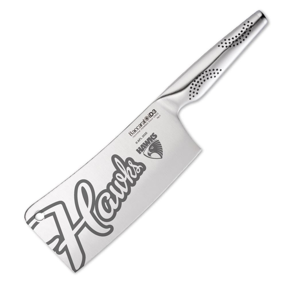 Baccarat iD3 Cleaver 17.5cm AFL Hawthorn Hawks at House