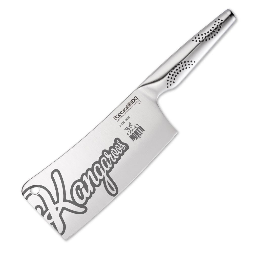 Baccarat iD3 Cleaver 17.5cm AFL North Melbourne Kangaroos at House