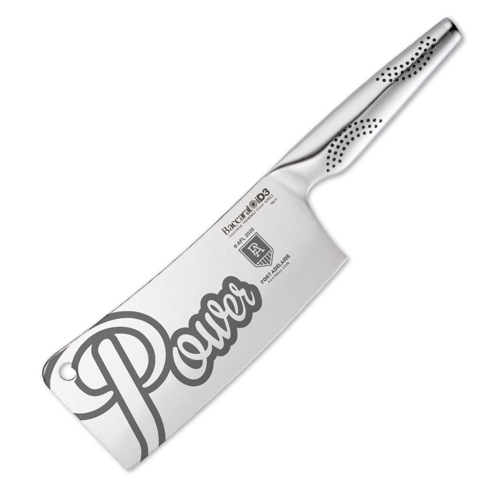 Baccarat iD3 Cleaver 17.5cm AFL Port Adelaide Power at House