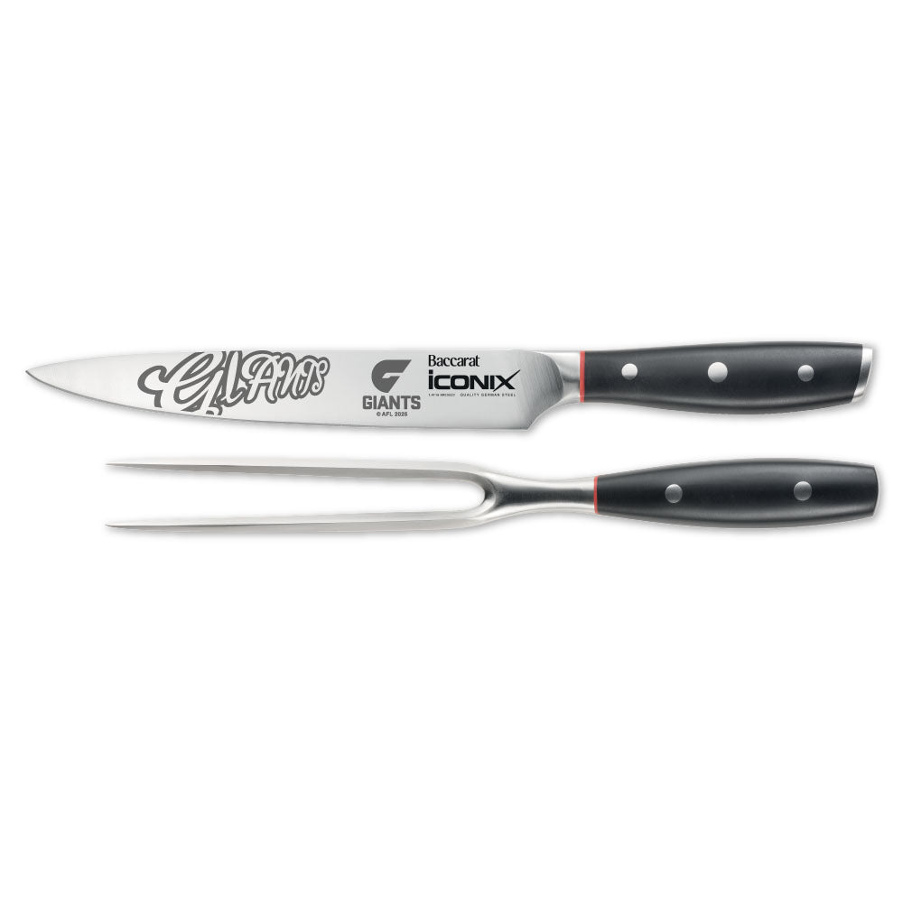 Baccarat iconiX Carving Knife Set AFL Greater Western Sydney Giants at House