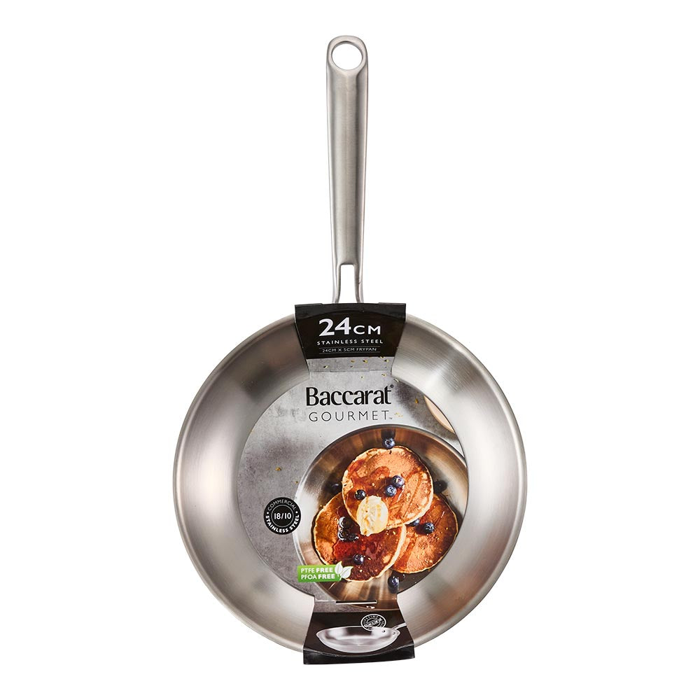 Baccarat Gourmet Stainless Steel Frypan 24cm