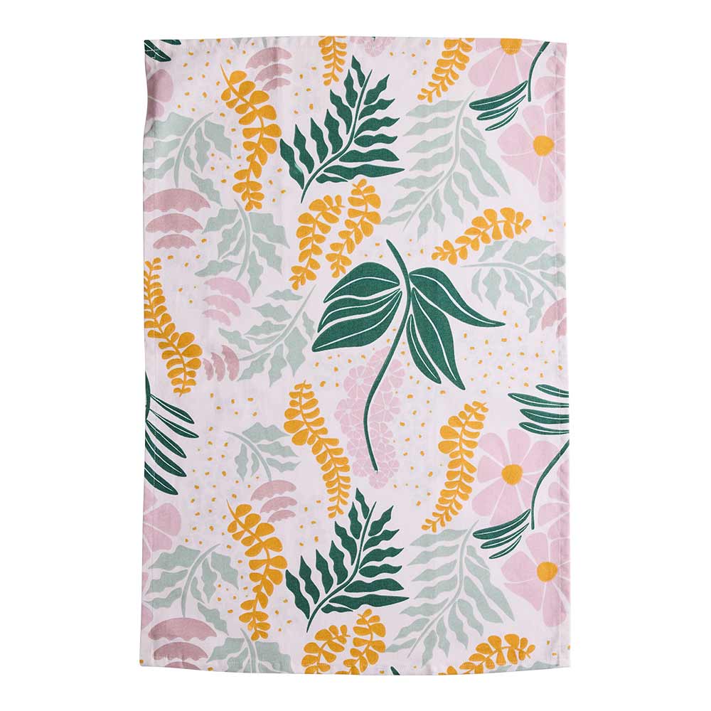 Alex Liddy Harley Set of 3 Tea Towels Floral and Stripe at House