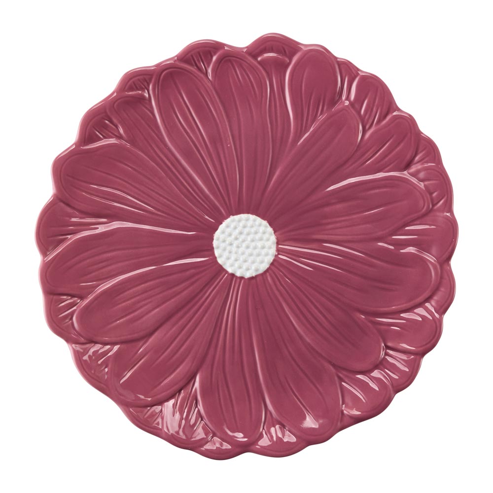 Alex Liddy Posy Flower Plate 30cm pink at House