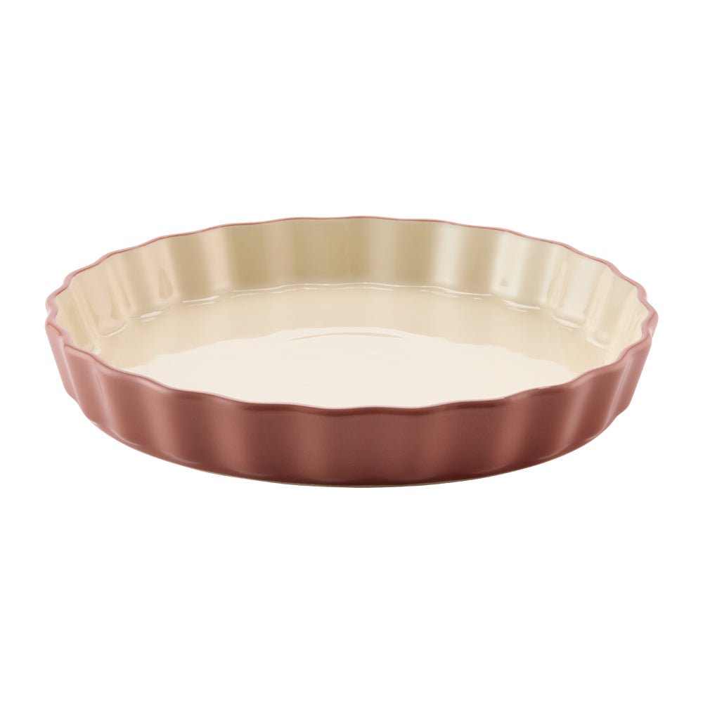 Alex Liddy Posy Quiche Dish 27cm Brown at House