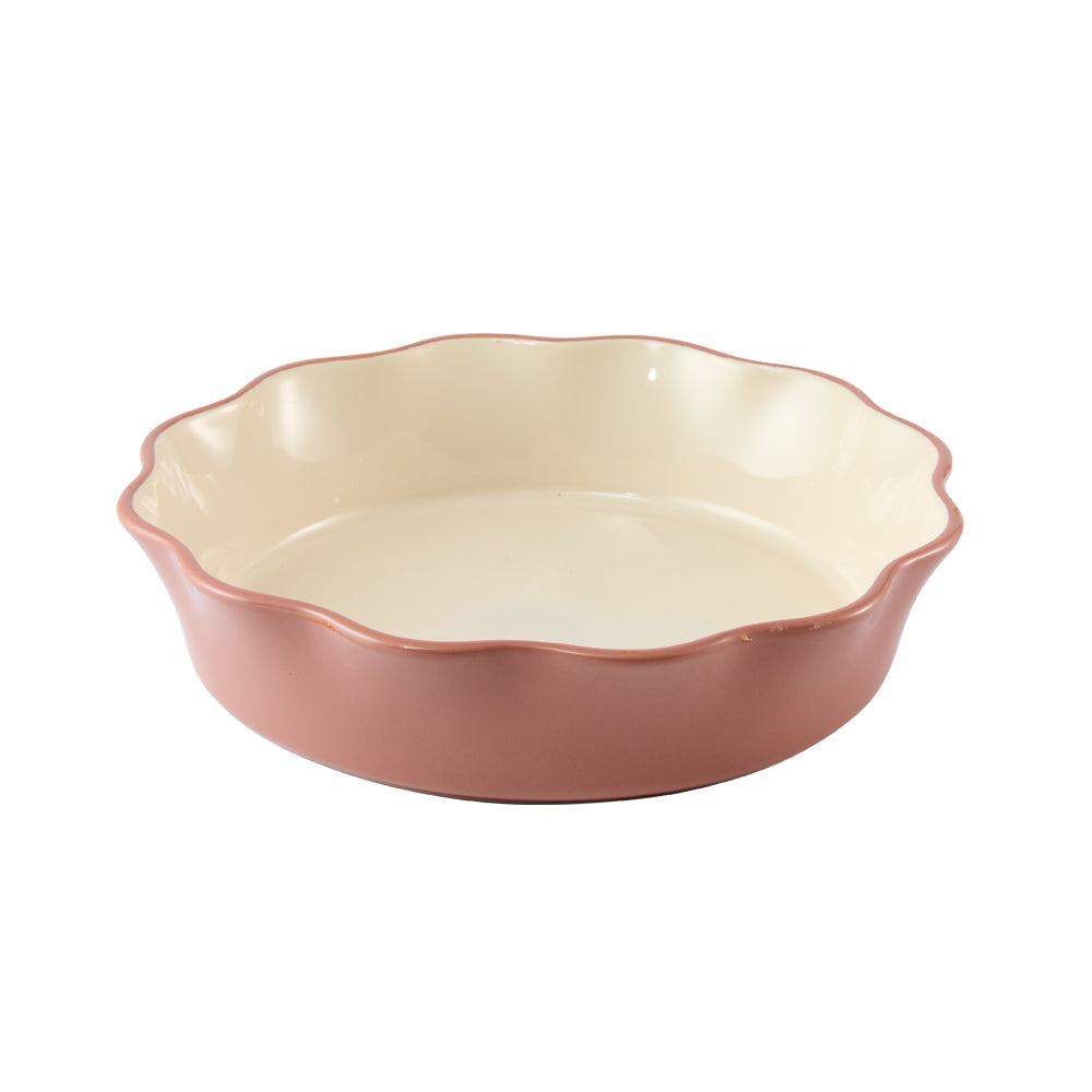 Alex Liddy Posy Round Baker Dish 27cm Brown at House