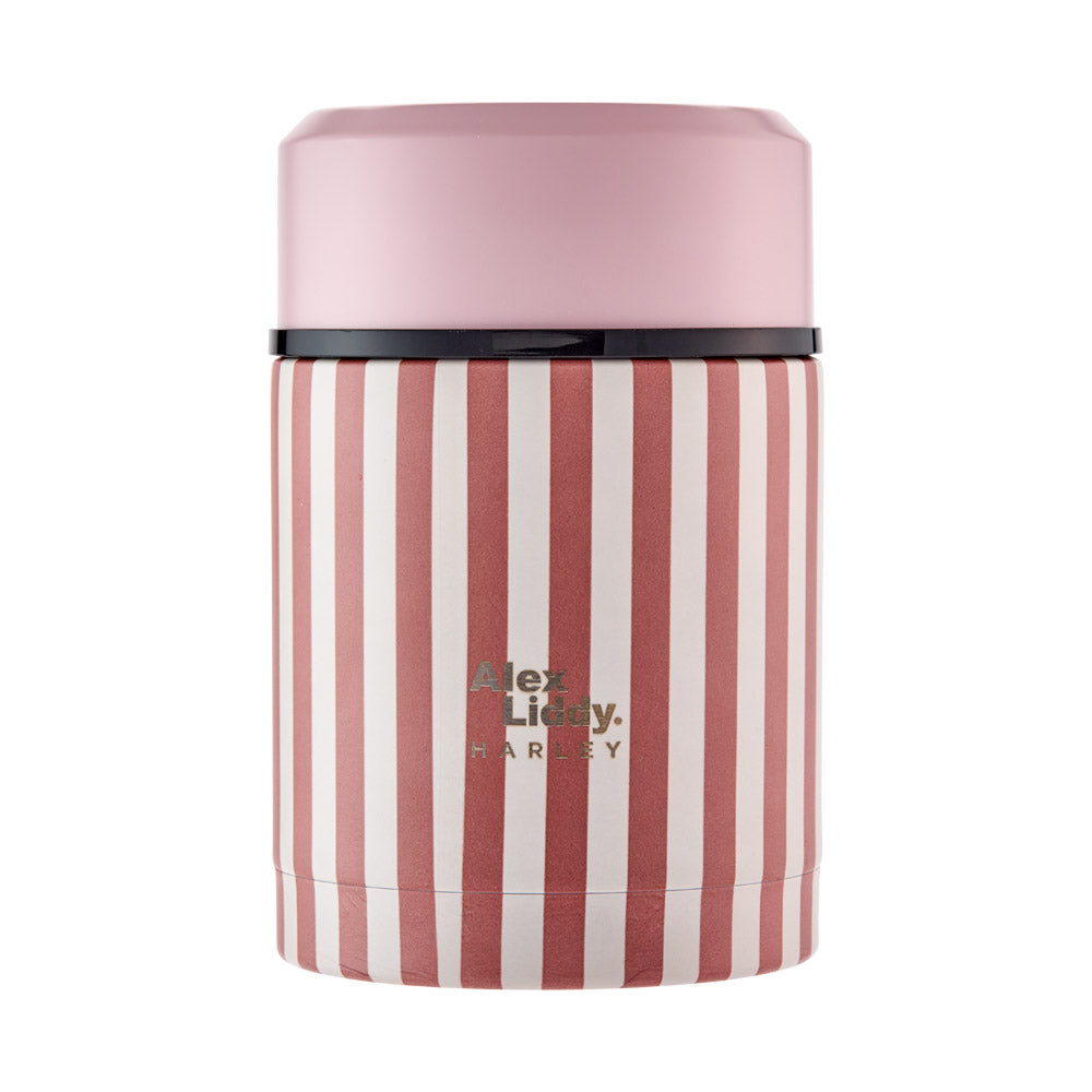 Alex Liddy Posy Food Jar 500ml Pink Stripe at House