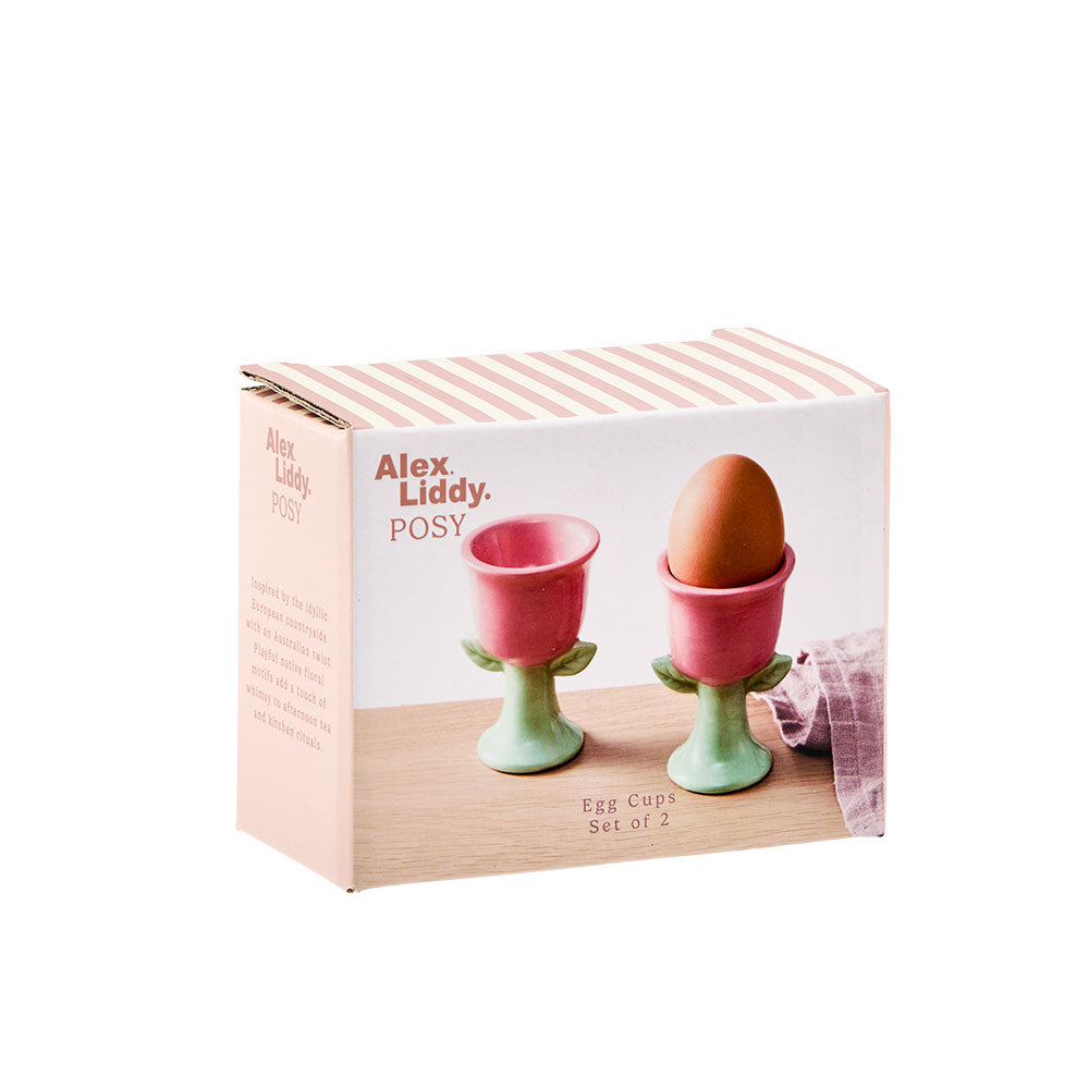 Alex Liddy Posy Set of 2 Egg Cups Flower shaped at House