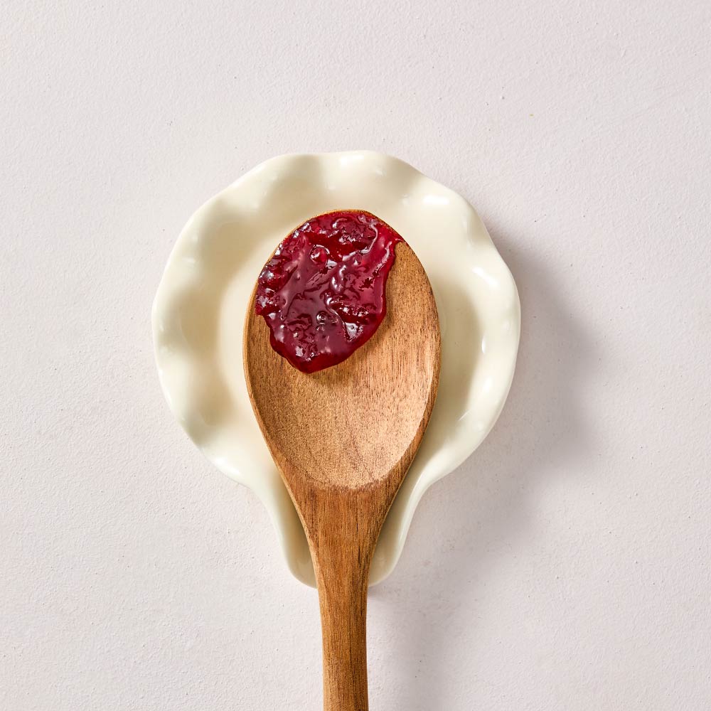 Alex Liddy Posy Spoon Rest Cream with wave edge at House