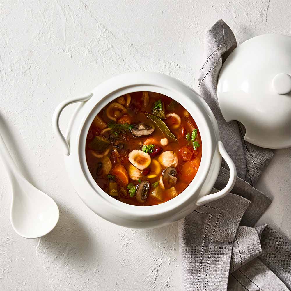 Alex Liddy Classic Soup Tureen 3L with ladle White Fine Bone China at House